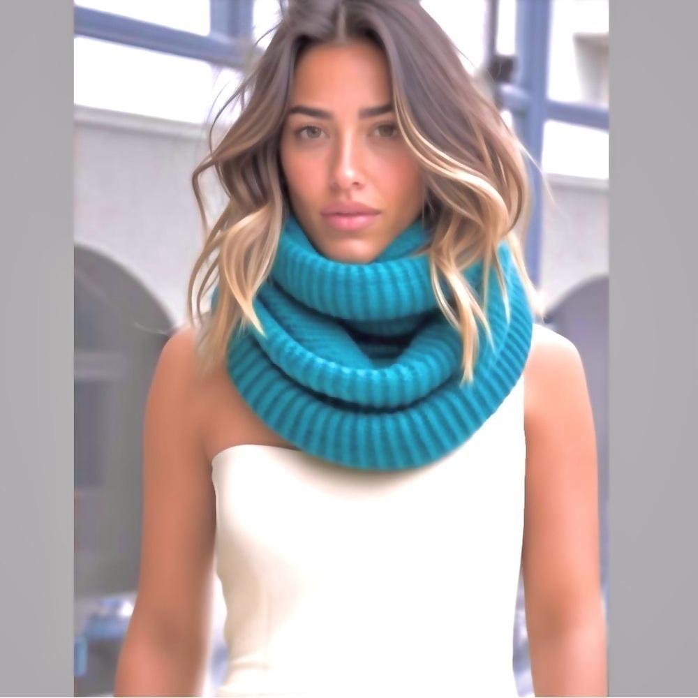 🚨Stitch Fix Octavia Alexa Rib Knit Infinity Scarf - Picture 8 of 8